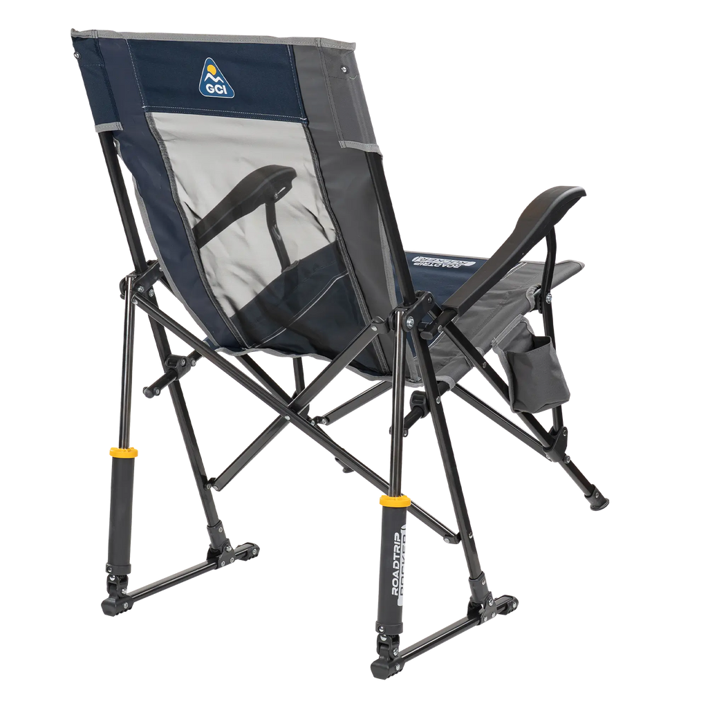 Premium All-Weather RoadTrip Rocker - Choice 855 - Patented Spring-Action Rocking Chair for Camping Detail