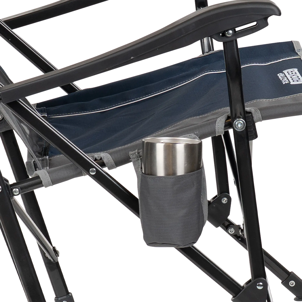 Premium All-Weather RoadTrip Rocker - Choice 855 - Patented Spring-Action Rocking Chair for Camping Detail