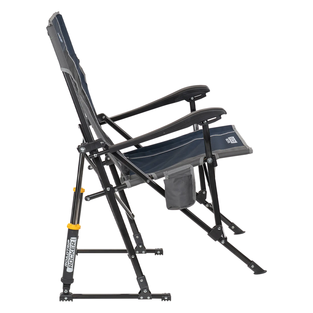 Premium All-Weather RoadTrip Rocker - Choice 855 - Patented Spring-Action Rocking Chair for Camping Detail