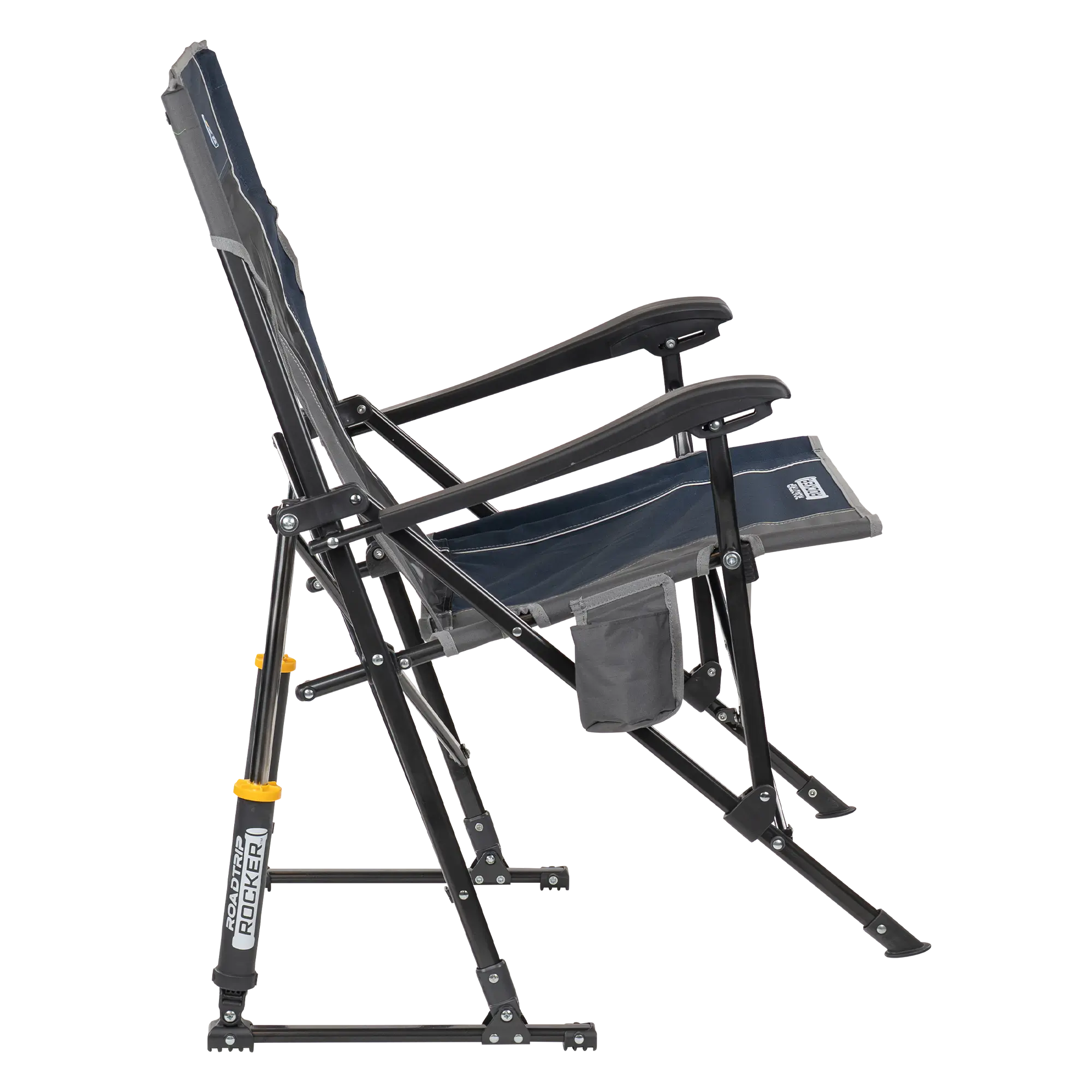 Premium All-Weather RoadTrip Rocker - Choice 855 - Patented Spring-Action Rocking Chair for Camping Detail