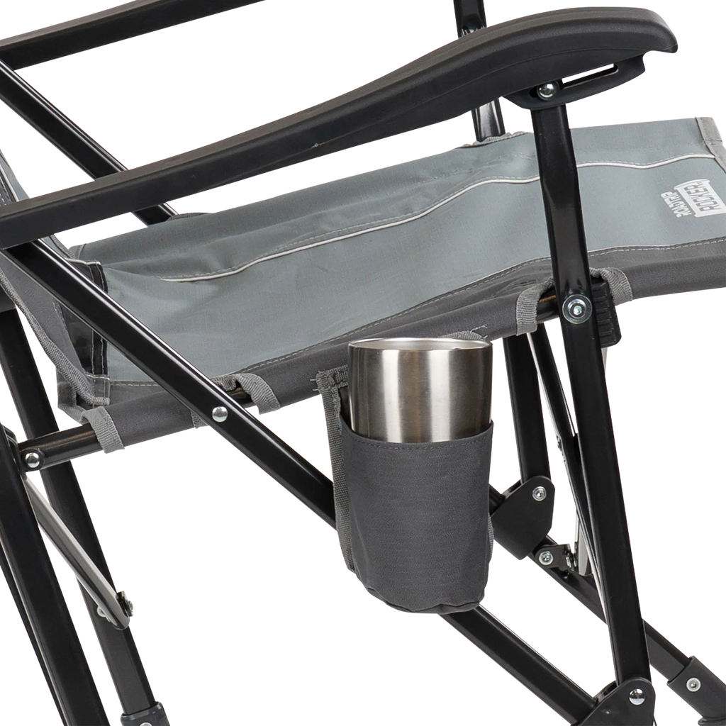 Premium All-Weather RoadTrip Rocker - Choice 855 - Patented Spring-Action Rocking Chair for Camping Detail