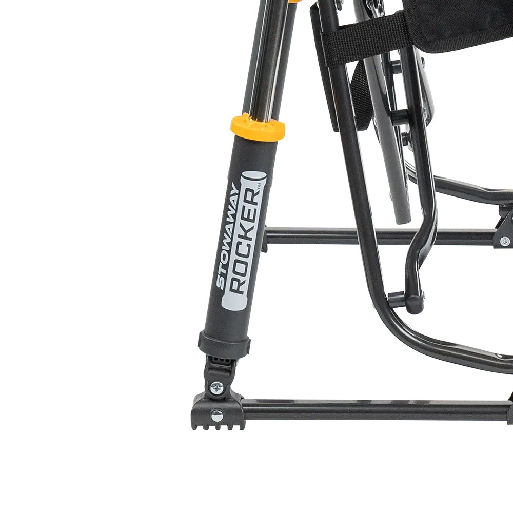 Smooth Motion Stowaway Rocker - Choice 794 - Patented Spring-Action Rocking Chair for Camping Detail
