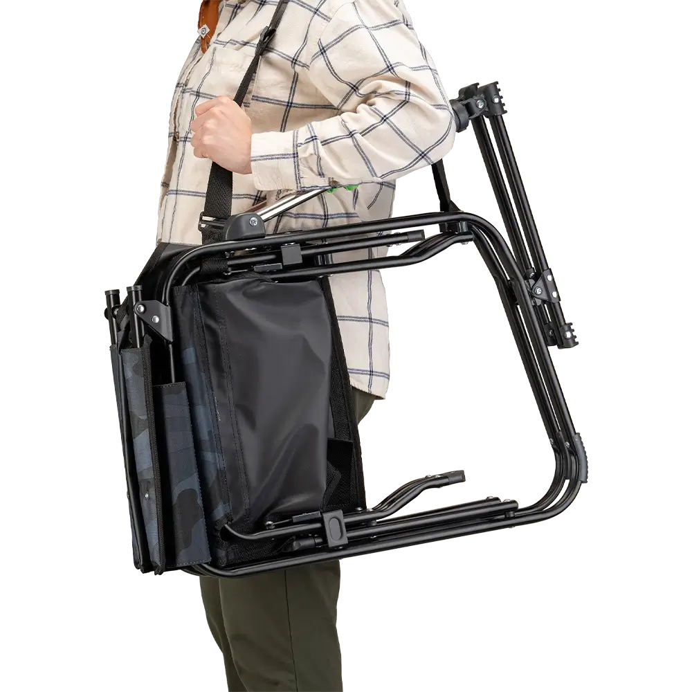 Smooth Motion Stowaway Rocker - Choice 794 - Patented Spring-Action Rocking Chair for Camping Detail