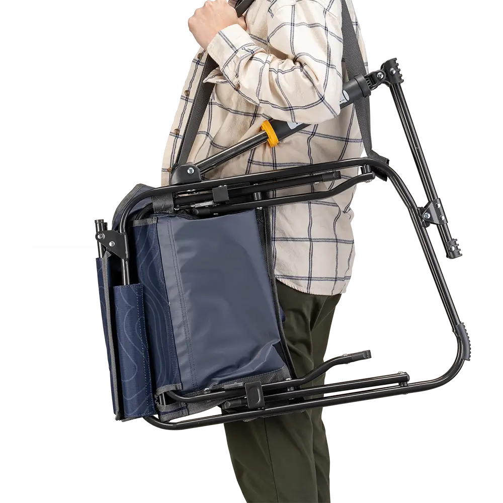 Smooth Motion Stowaway Rocker - Choice 794 - Patented Spring-Action Rocking Chair for Camping Detail