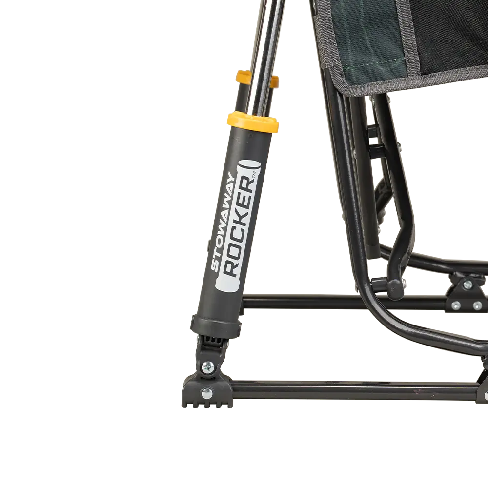 Smooth Motion Stowaway Rocker - Choice 794 - Patented Spring-Action Rocking Chair for Camping Detail
