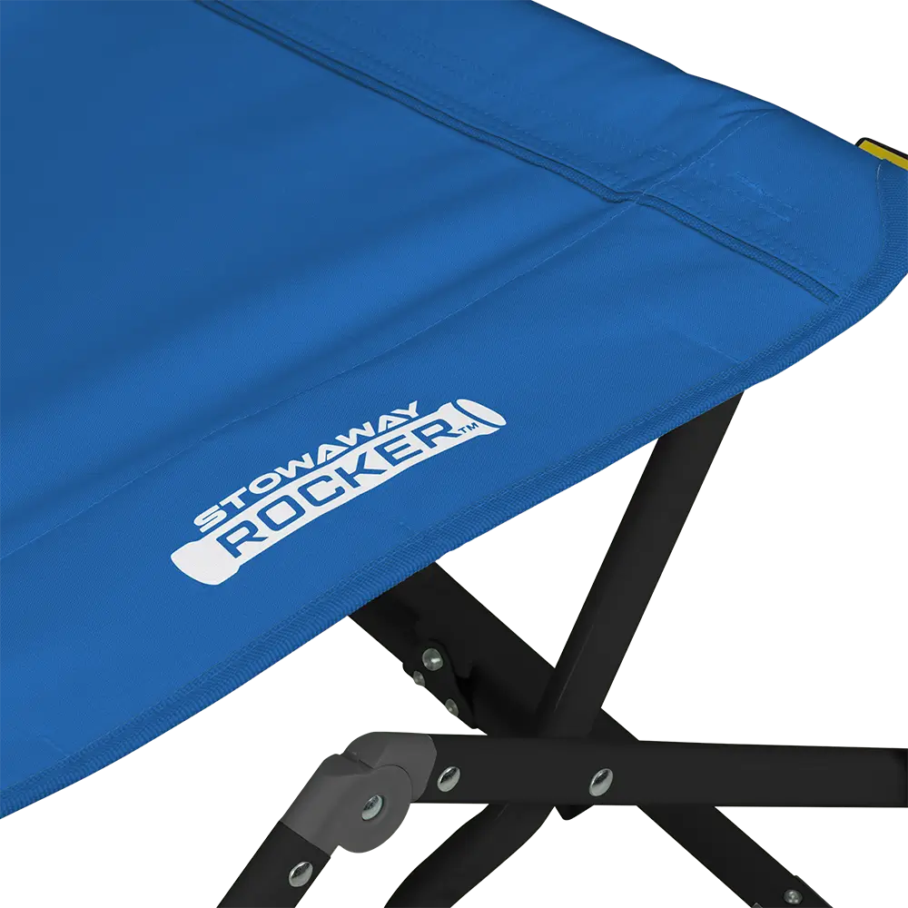 Smooth Motion Stowaway Rocker - Choice 794 - Patented Spring-Action Rocking Chair for Camping Detail