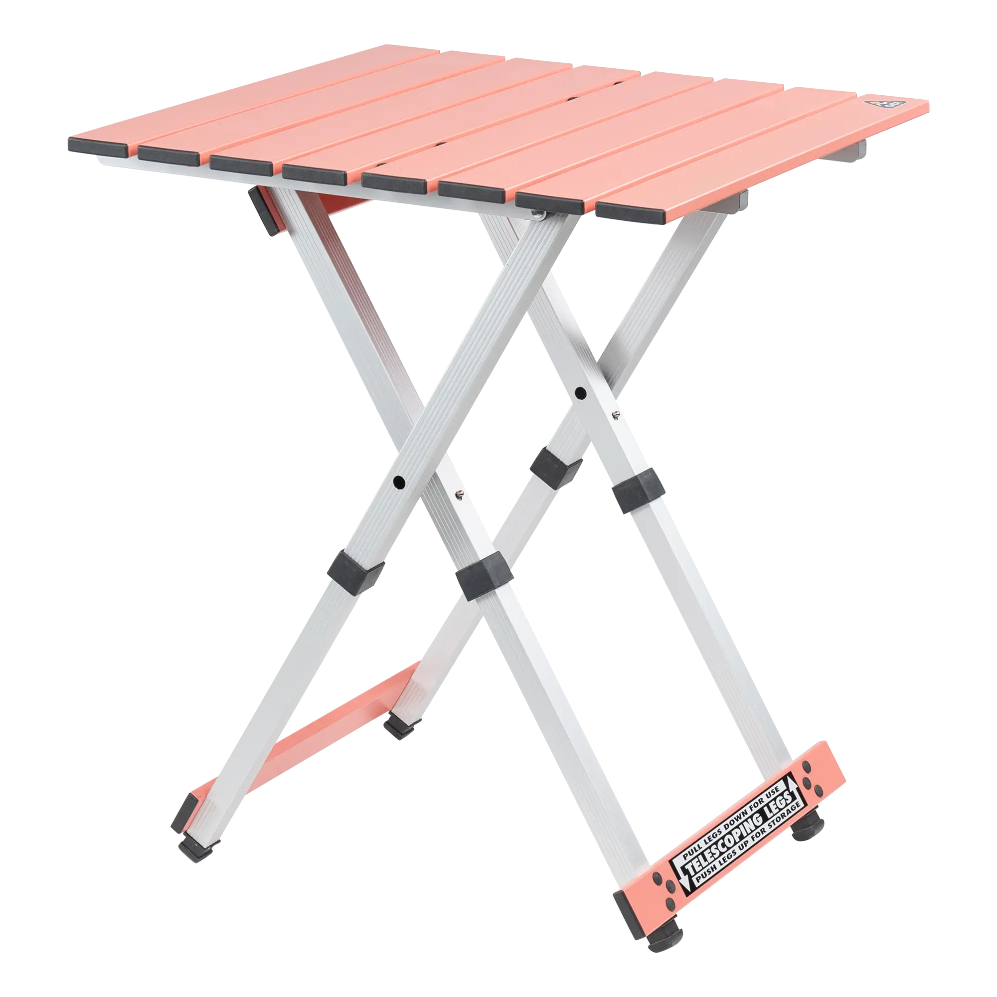 Portable Staging Compact Camp Table 20 - Choice 513 - Master Outdoor Kitchen Station for Tailgating & BBQ - Coral