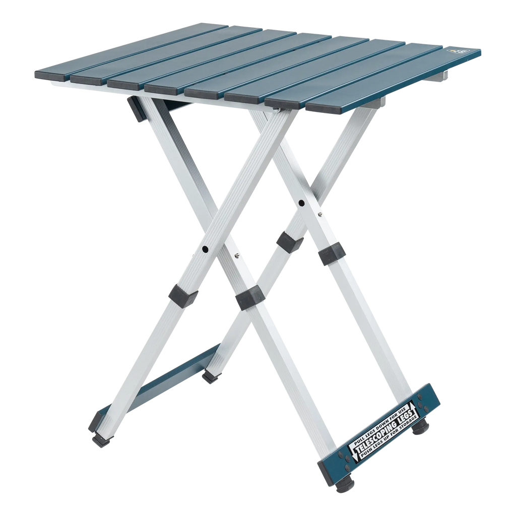 Portable Staging Compact Camp Table 20 - Choice 513 - Master Outdoor Kitchen Station for Tailgating & BBQ - Teal