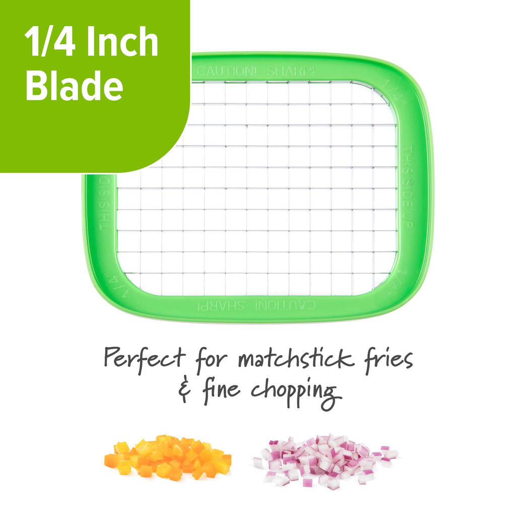 Premium Kitchen 3-in-1 Deluxe French Fry Cutter - Kitchen Gadget Tool for Quick Food Prep Detail