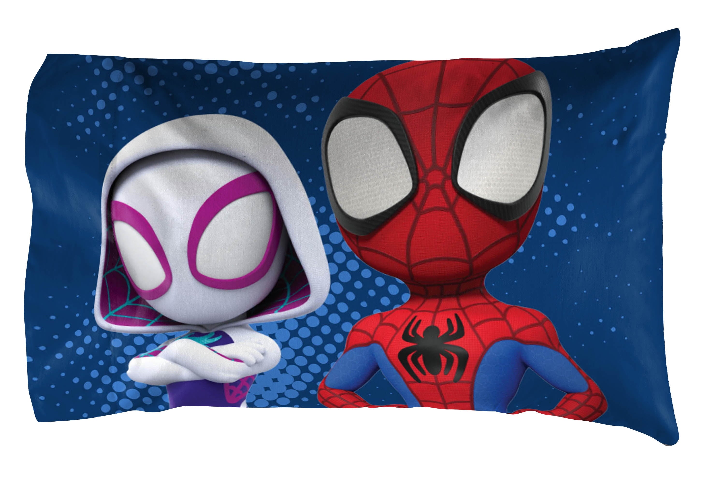 All-Season Spidey Amazing Friends Kids 2-Piece Twin/Full Reversible Comforter Set, Microfiber, Red - Hypoallergenic Ultra-Fluffy Quilt for Winter Detail