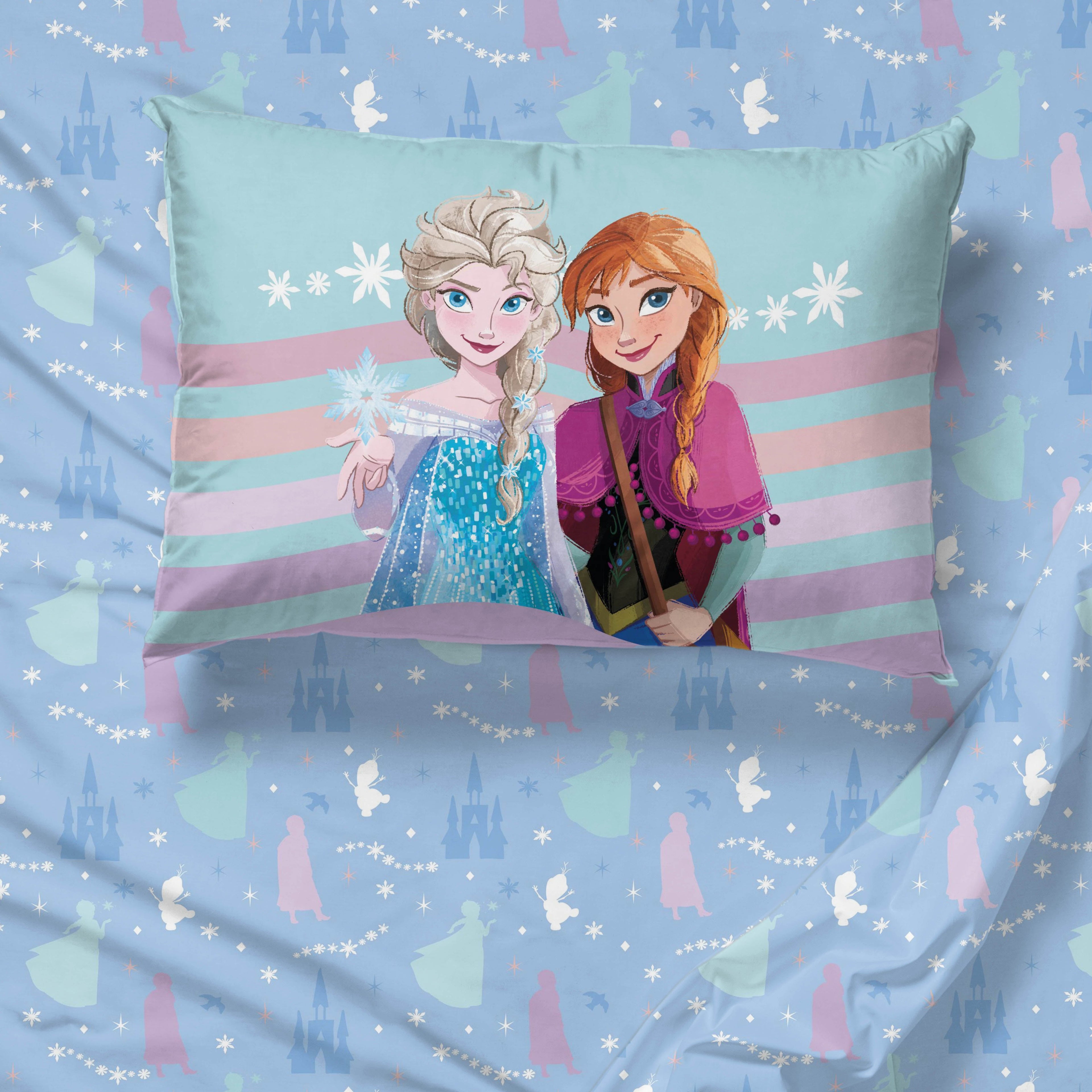 Fluffy Down Alternative The Poet Inside 5 Piece Twin Size Kids Comforter Set wth Sham - Super Soft Elsa Bed Set for Kids - All-Season Down Alternative Comforter Insert Detail