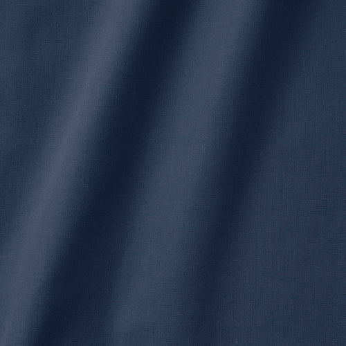 Cooling Sateen 300 Thread Count Easy Care Blue Cove Cotton Blend Percale Flat Bed Sheet, King - Breathable Egyptian Cotton Flat & Fitted Sheets Detail