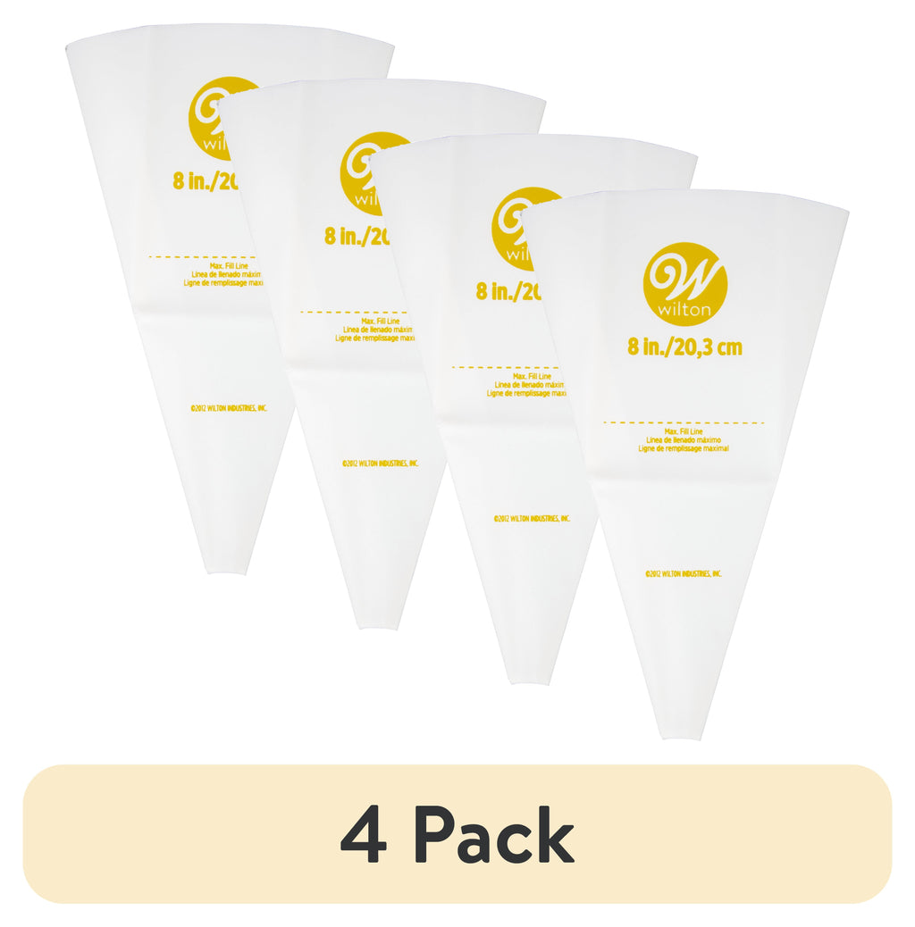 Innovative (4 pack) Reusable Featherweight Decorating Piping Bag, Plastic, 8-in. - Multi-Functional Manual Food Chopper & Slicer - Default Title