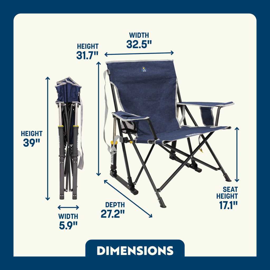 Smooth Motion Kickback Rocker - Choice 345 - Heavy-Duty Kickback Rocker with Beverage Holder Detail