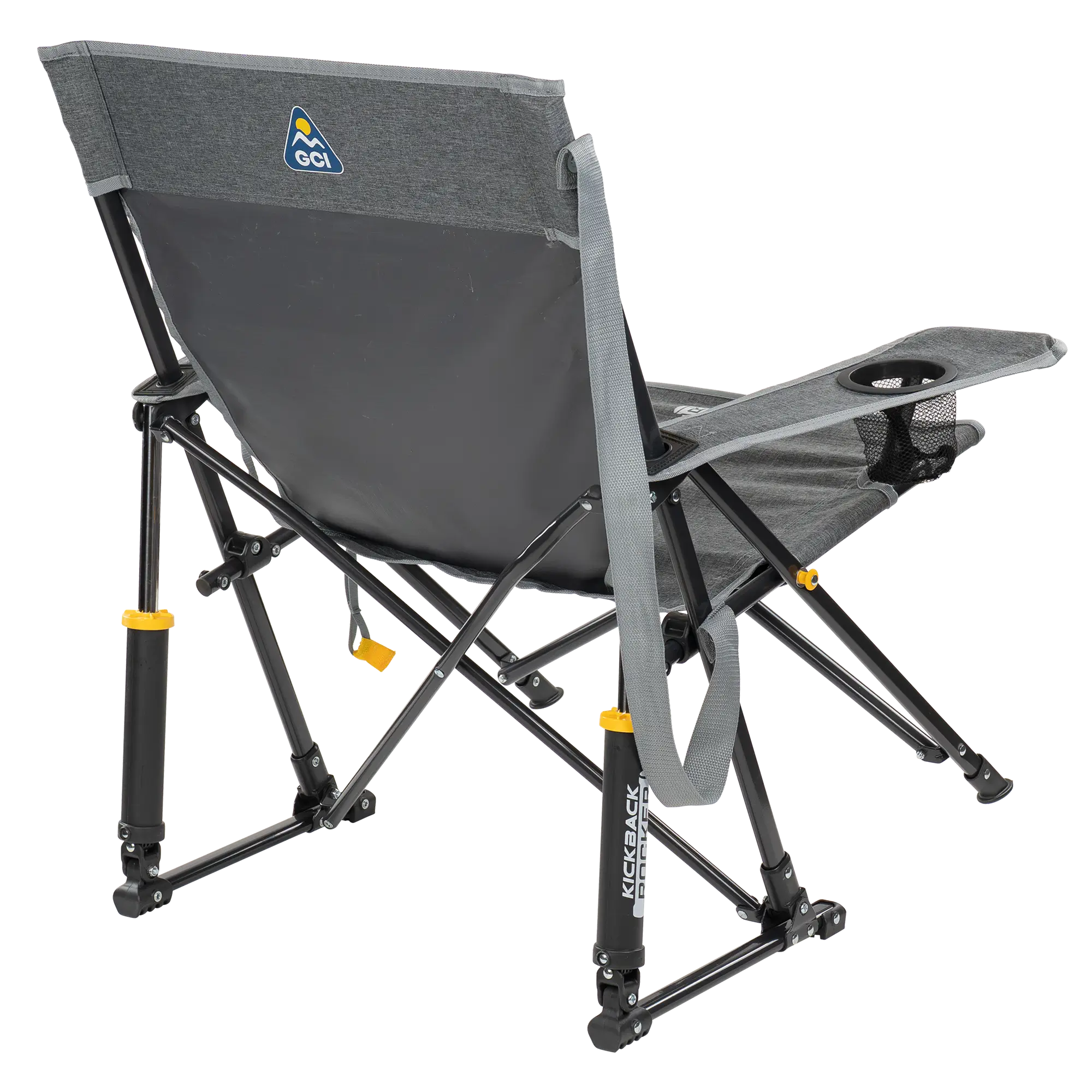 Smooth Motion Kickback Rocker - Choice 345 - Heavy-Duty Kickback Rocker with Beverage Holder Detail