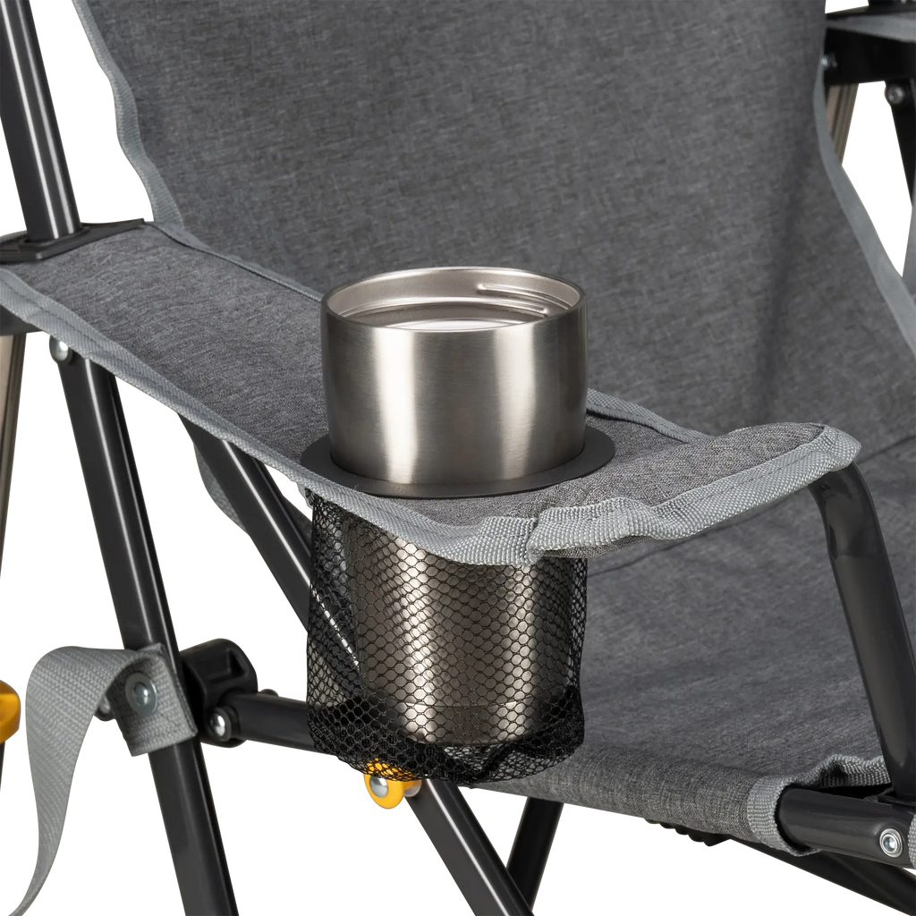 Smooth Motion Kickback Rocker - Choice 345 - Heavy-Duty Kickback Rocker with Beverage Holder Detail