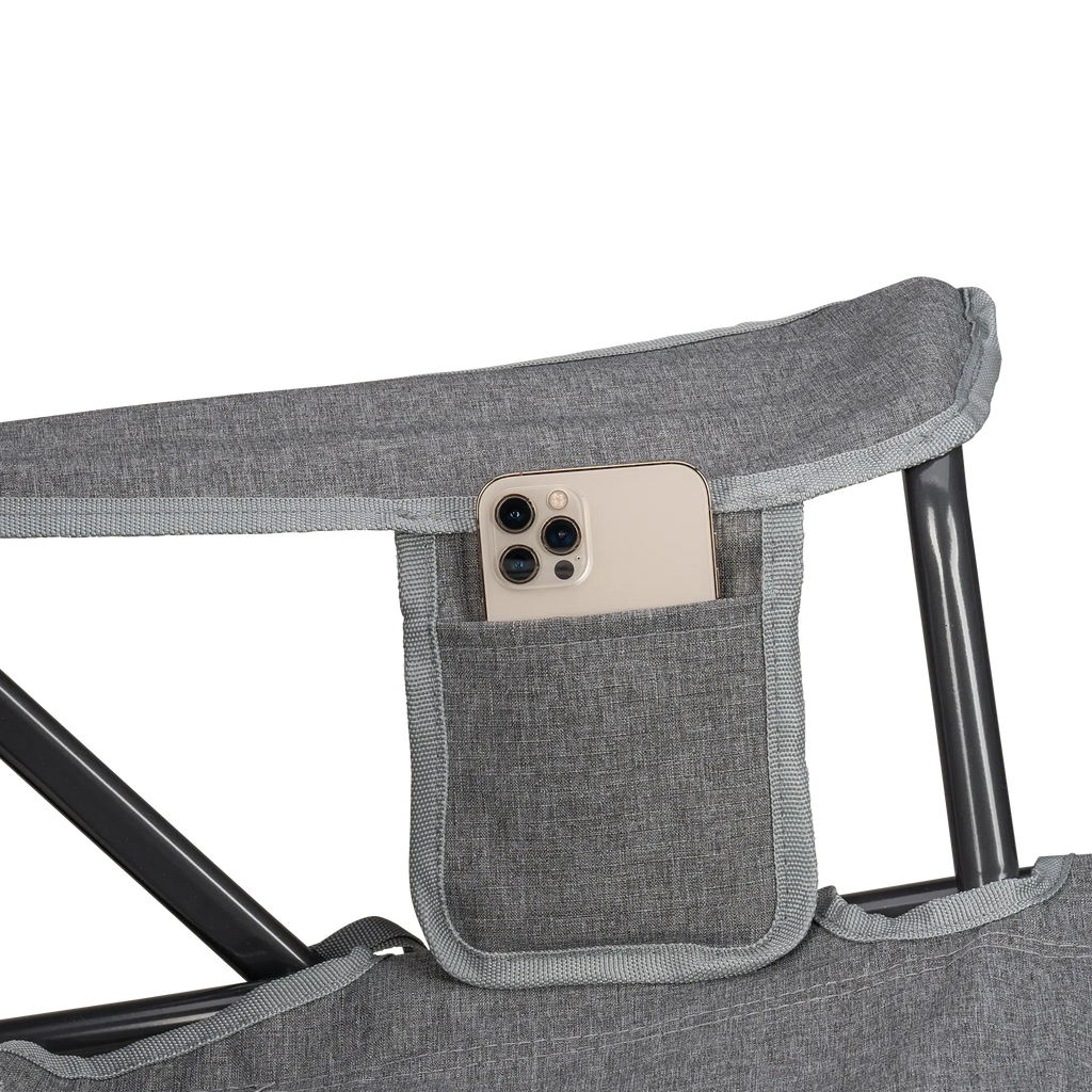 Smooth Motion Kickback Rocker - Choice 345 - Heavy-Duty Kickback Rocker with Beverage Holder Detail