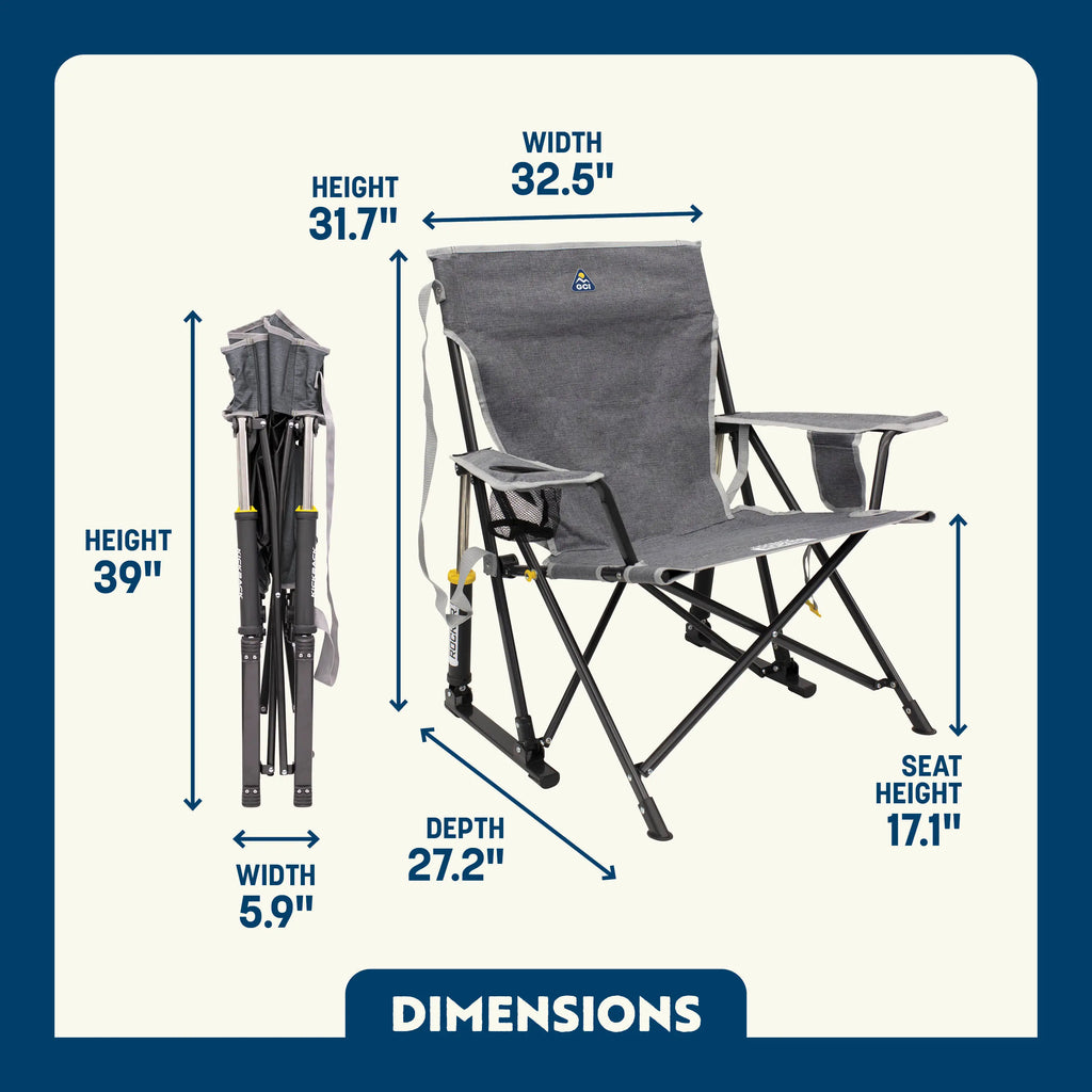 Smooth Motion Kickback Rocker - Choice 345 - Heavy-Duty Kickback Rocker with Beverage Holder Detail