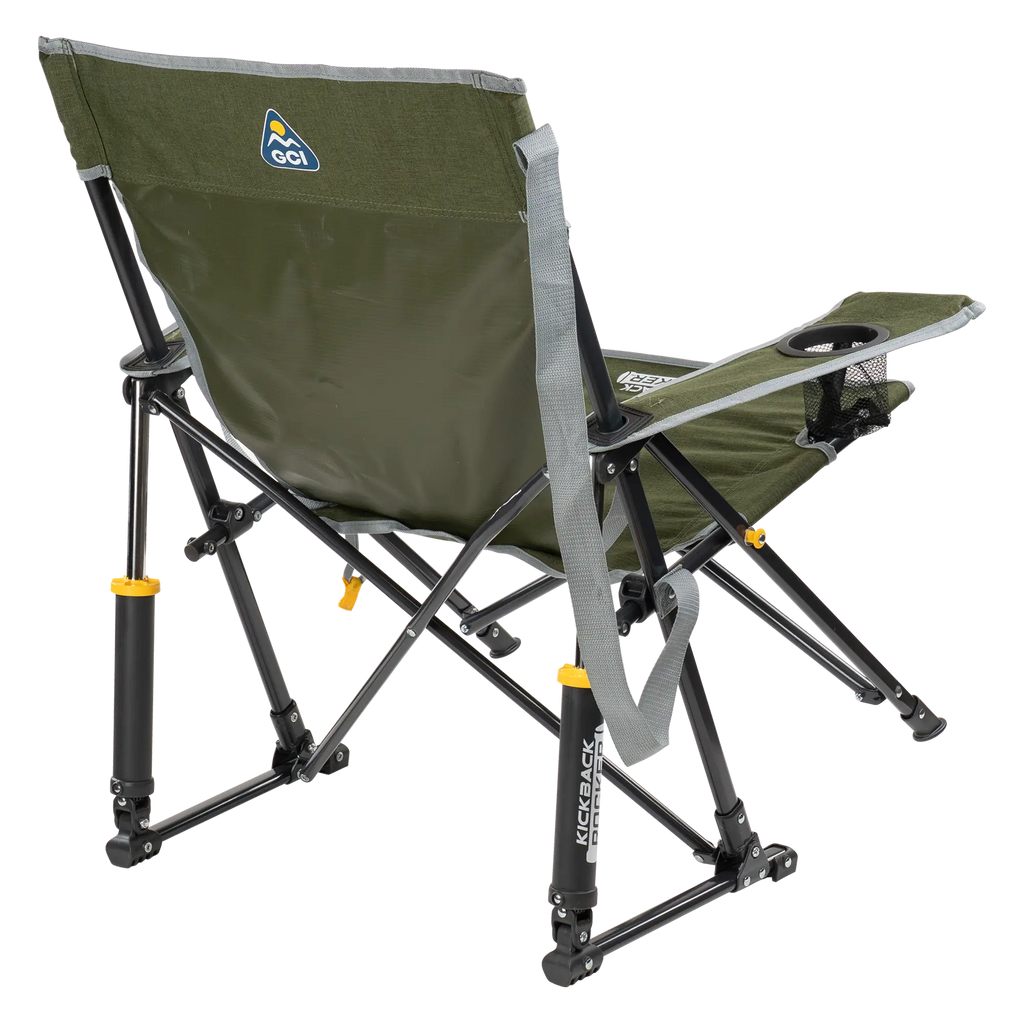 Smooth Motion Kickback Rocker - Choice 345 - Heavy-Duty Kickback Rocker with Beverage Holder Detail