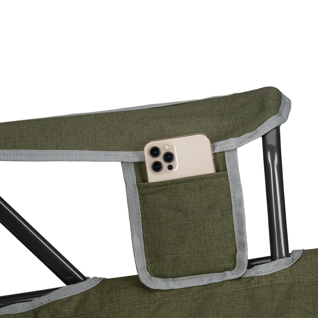 Smooth Motion Kickback Rocker - Choice 345 - Heavy-Duty Kickback Rocker with Beverage Holder Detail