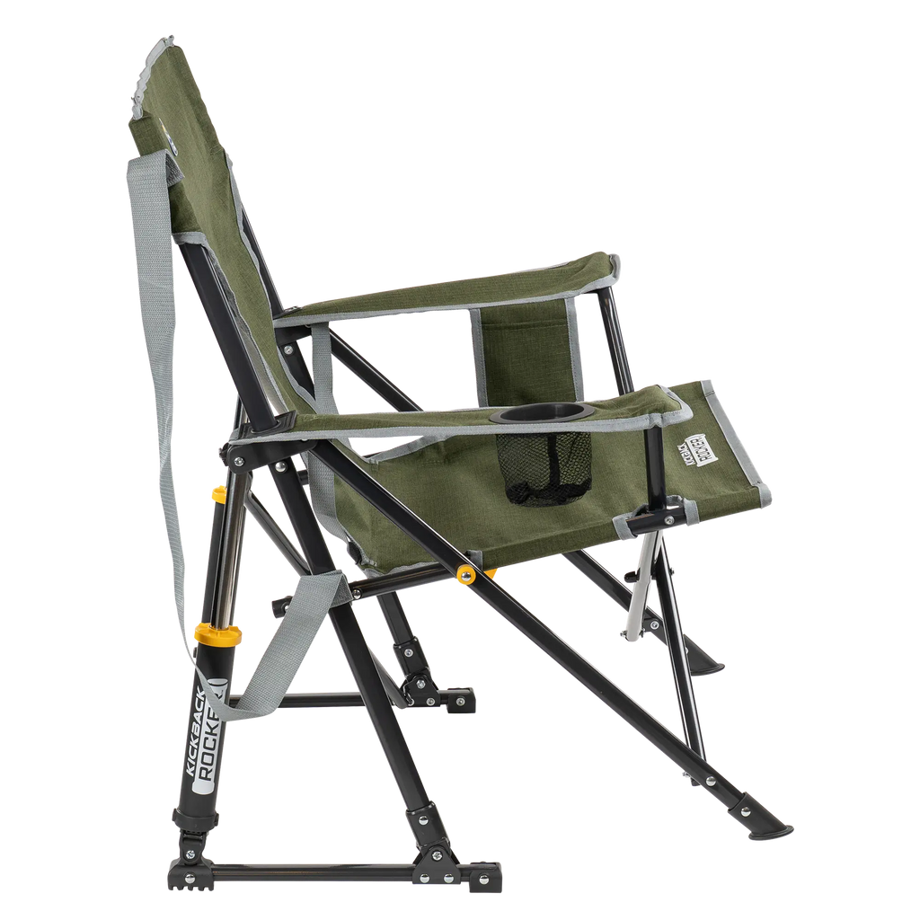 Smooth Motion Kickback Rocker - Choice 345 - Heavy-Duty Kickback Rocker with Beverage Holder Detail