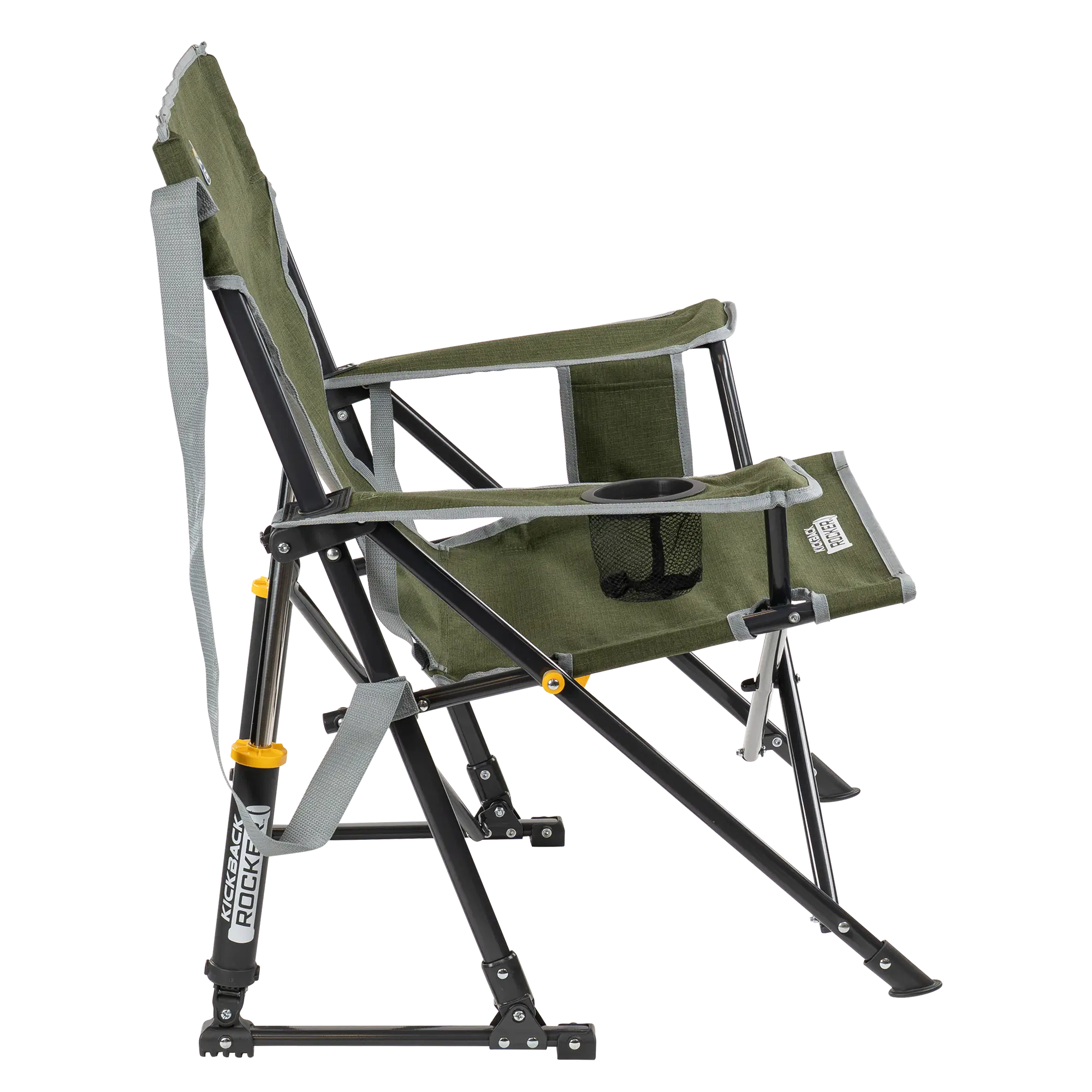 Smooth Motion Kickback Rocker - Choice 345 - Heavy-Duty Kickback Rocker with Beverage Holder Detail