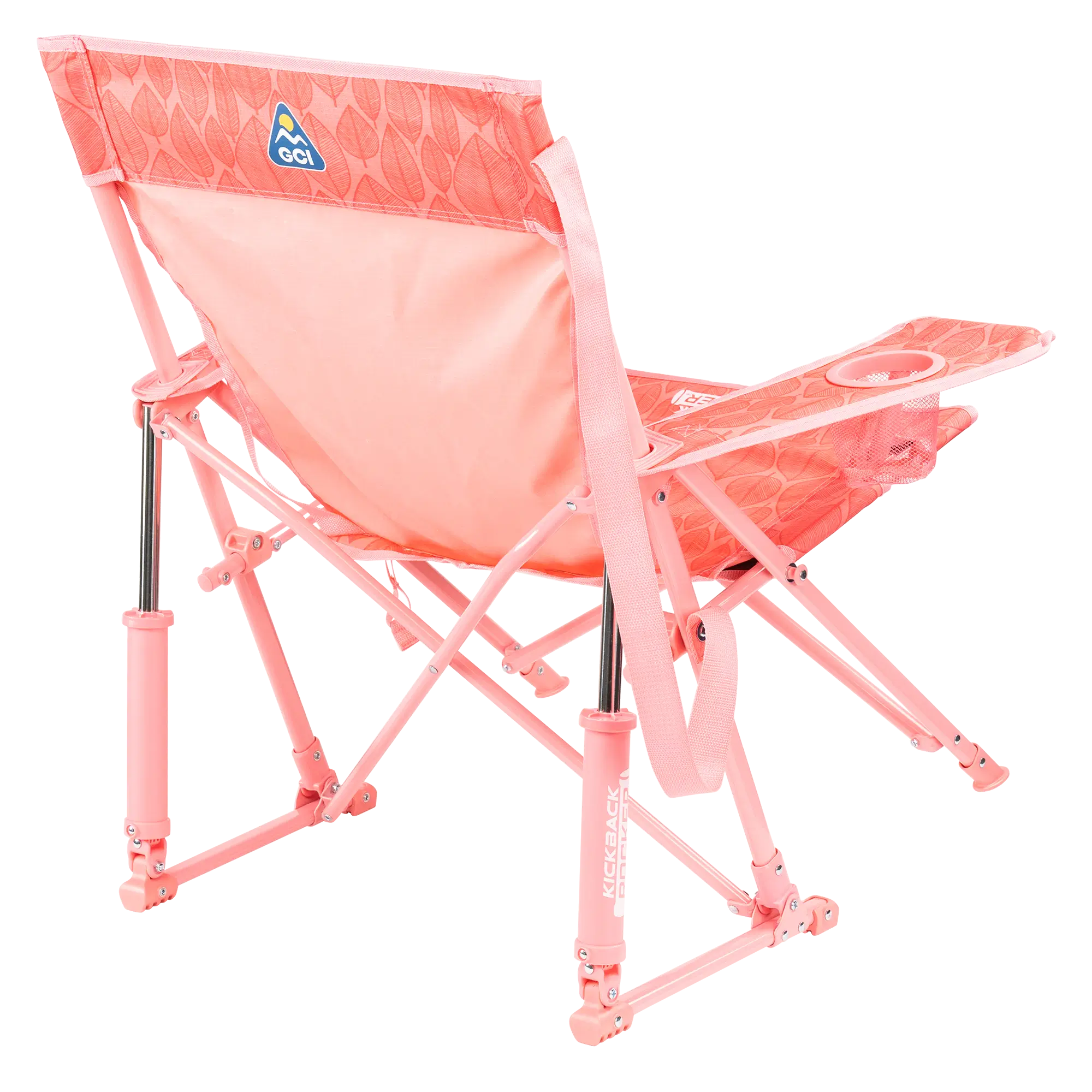 Smooth Motion Kickback Rocker - Choice 345 - Heavy-Duty Kickback Rocker with Beverage Holder Detail