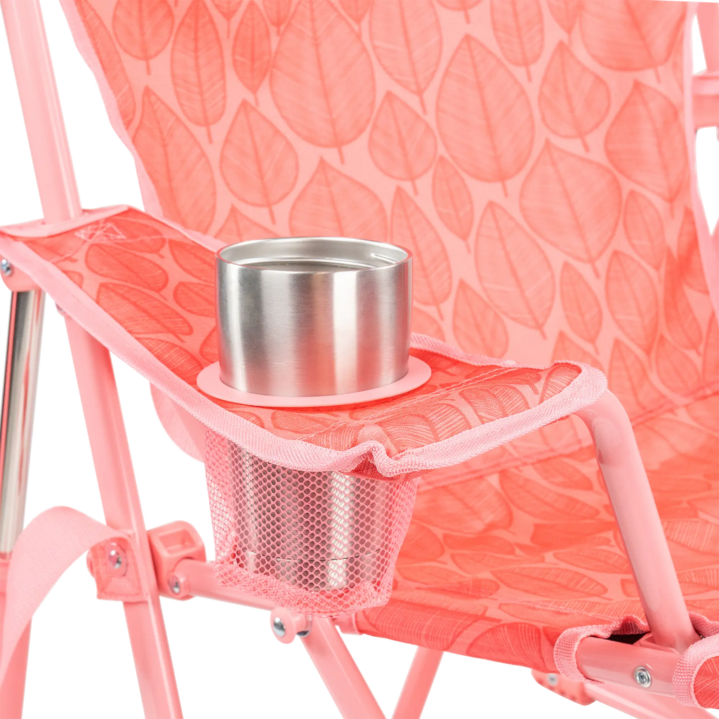 Smooth Motion Kickback Rocker - Choice 345 - Heavy-Duty Kickback Rocker with Beverage Holder Detail