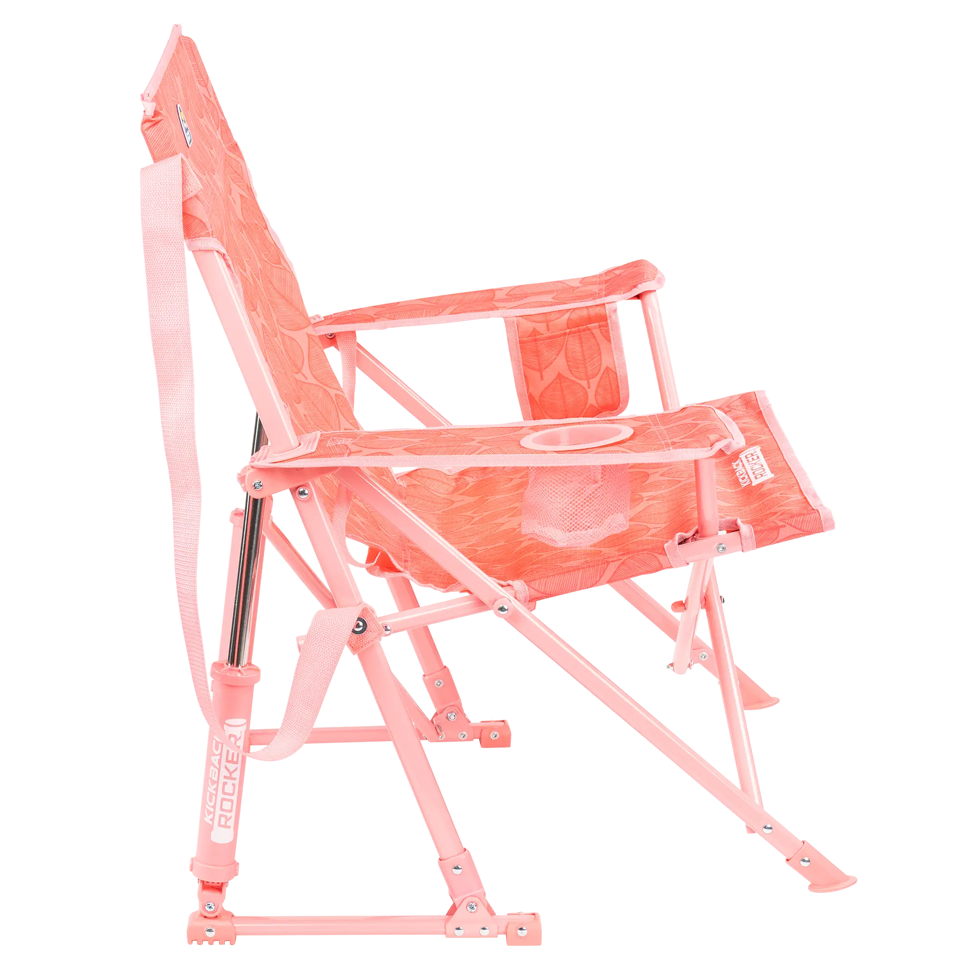 Smooth Motion Kickback Rocker - Choice 345 - Heavy-Duty Kickback Rocker with Beverage Holder Detail