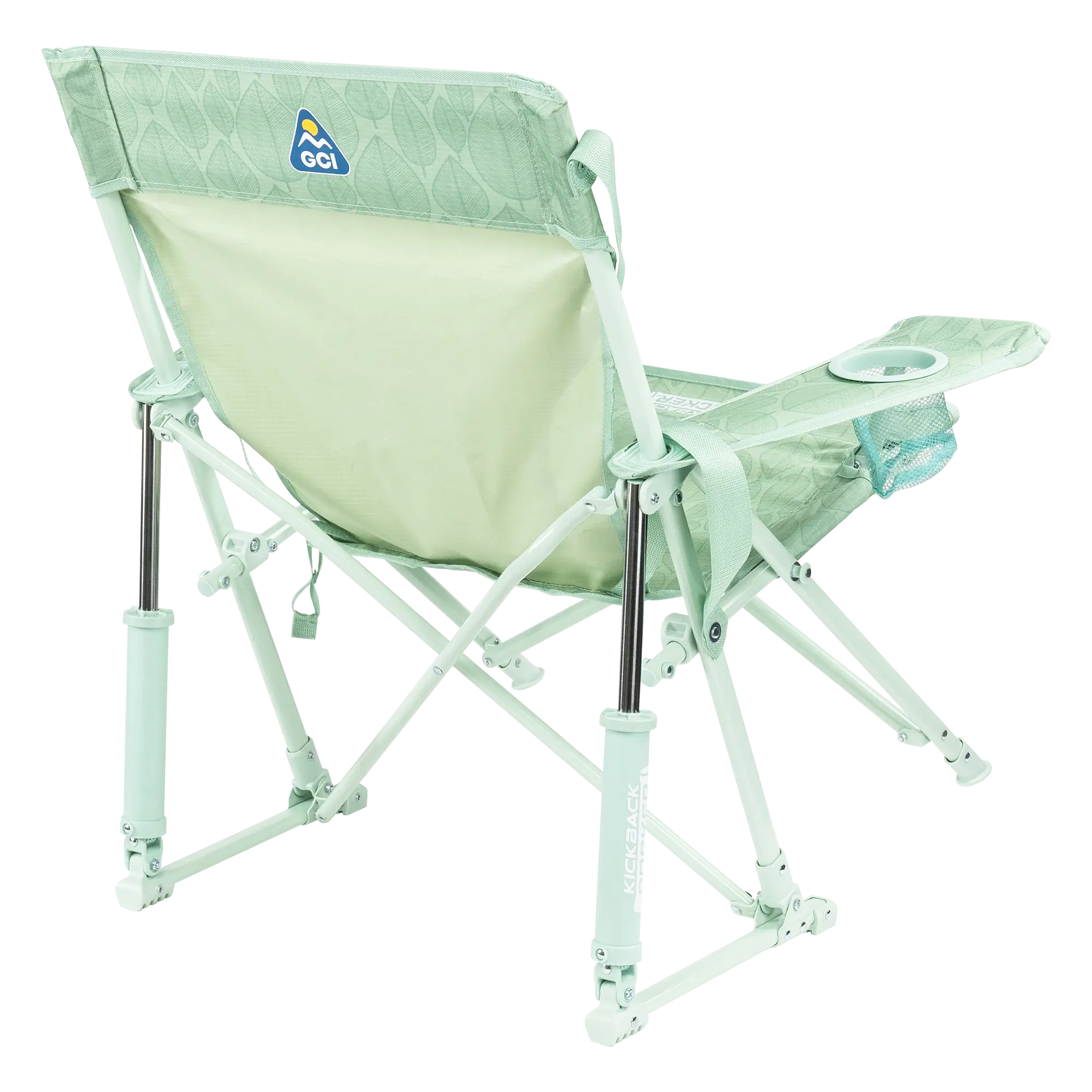 Smooth Motion Kickback Rocker - Choice 345 - Heavy-Duty Kickback Rocker with Beverage Holder Detail