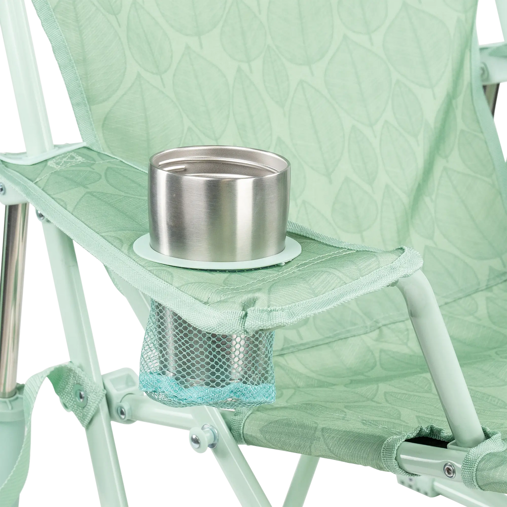 Smooth Motion Kickback Rocker - Choice 345 - Heavy-Duty Kickback Rocker with Beverage Holder Detail