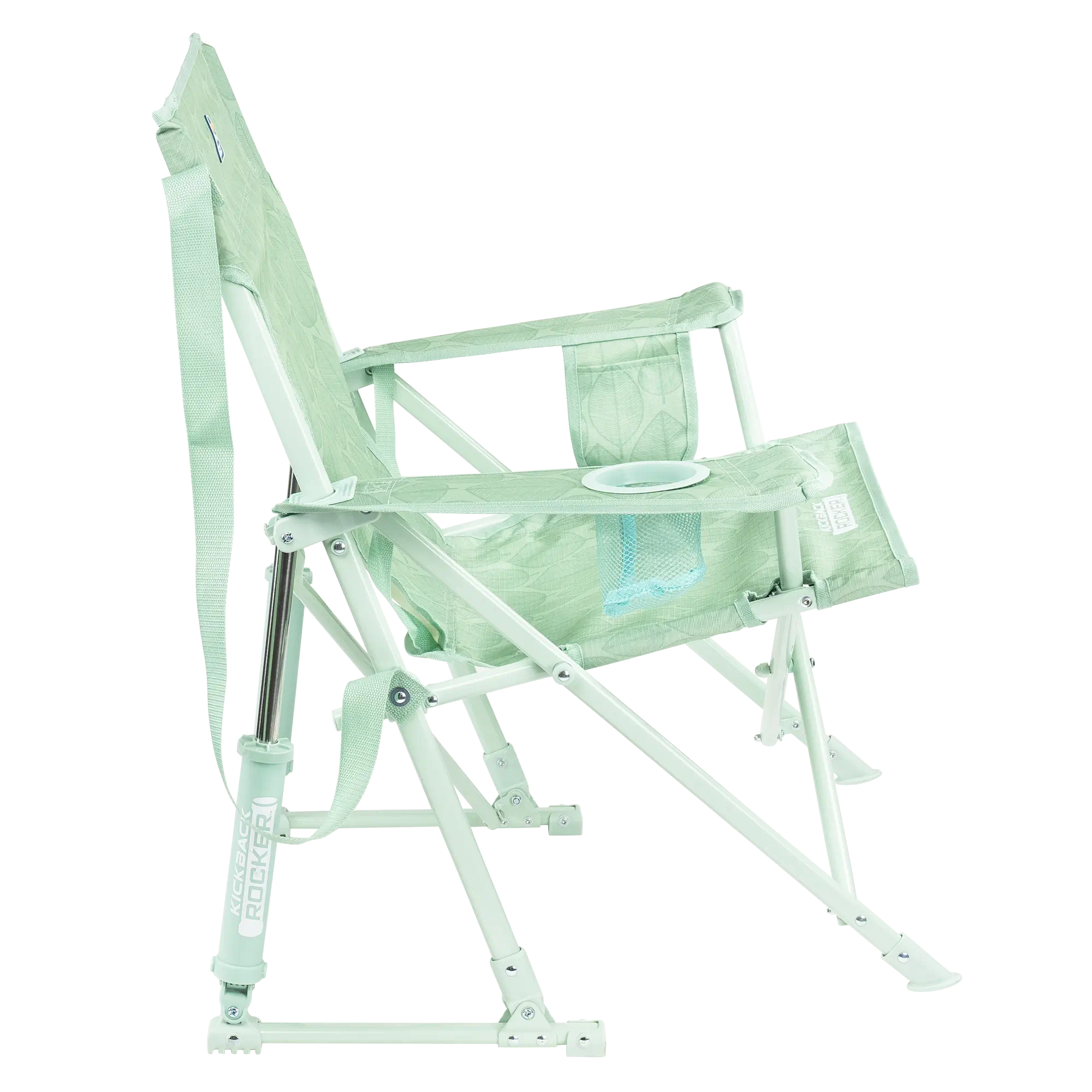 Smooth Motion Kickback Rocker - Choice 345 - Heavy-Duty Kickback Rocker with Beverage Holder Detail