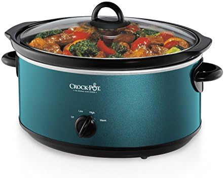 Programmable Crock-Pot 7 Quart Manual Slow Cooker – Turquoise S25U - Digital Crock Pot Slow Cooker for Family Meals Detail