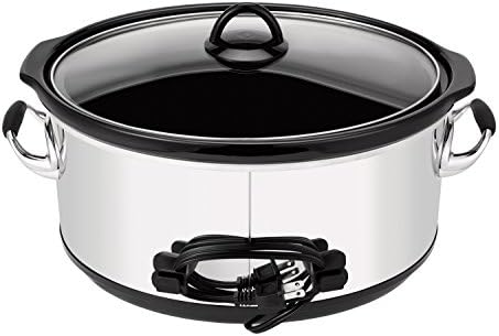 Large Capacity Crock-Pot 7 Quart Programmable Slow Cooker – Polished Platinum S23E - Digital Crock Pot Slow Cooker for Family Meals Detail