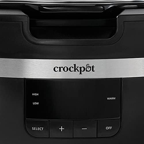 Large Capacity Crock-Pot Thermoshield 6 Quart Slow Cooker with Carry Handles S12S - Digital Crock Pot Slow Cooker for Family Meals Detail