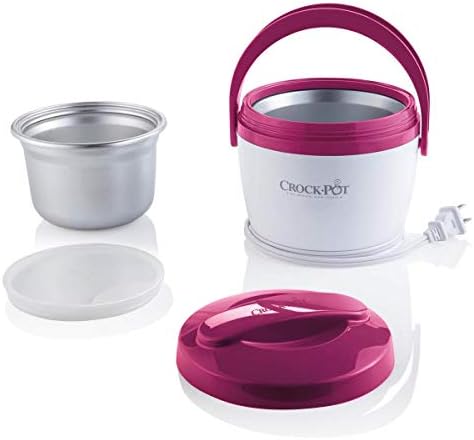 Mini Personal Crock-Pot Lunch Crock Portable Food Warmer 20oz – Pink S03U - Mini Personal Food Warmer for Healthy Meal Prep Detail