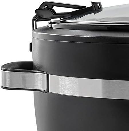 Large Capacity Crock-Pot Thermoshield 6 Quart Slow Cooker with Carry Handles S12S - Digital Crock Pot Slow Cooker for Family Meals Detail