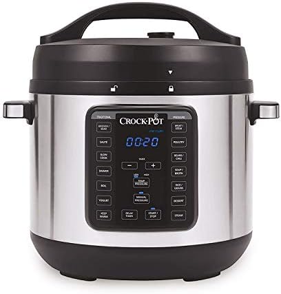 Speed-Cooking Crock-Pot 8 Quart Express Crock Multi-Use Pressure Cooker S05K - Smart Multi-Functional Electric Pressure Cooker - Default Title