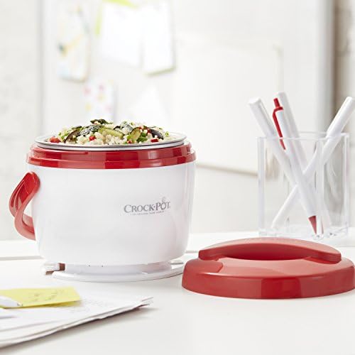 Portable Electric Crock-Pot Portable Lunch Food Warmer – Red S04M - Self-Heating Lunch Box for Office and Car Travel Detail
