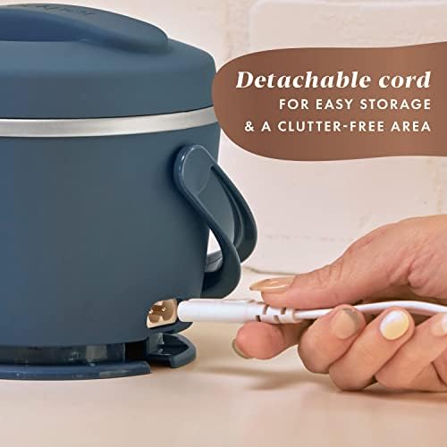 Mini Personal Crock-Pot Electric Lunch Box Food Warmer 20oz – Faded Blue S22V - Portable Electric Lunch Box Food Warmer Detail