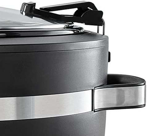Large Capacity Crock-Pot Thermoshield 6 Quart Slow Cooker with Carry Handles S12S - Digital Crock Pot Slow Cooker for Family Meals Detail
