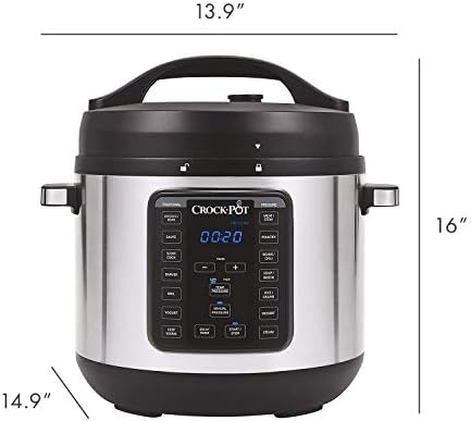 Speed-Cooking Crock-Pot 8 Quart Express Crock Multi-Use Pressure Cooker S05K - Smart Multi-Functional Electric Pressure Cooker Detail