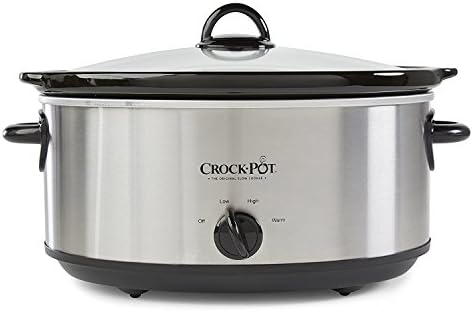 Digital Control Crock-Pot 7 Quart Oval Manual Slow Cooker – Stainless Steel S29K - Large Capacity Electric Stew Pot & Slow Cooker Detail