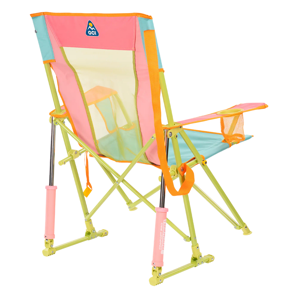Premium All-Weather Comfort Pro Rocker - Choice 375 - Freestyle Rocker Portable Outdoor Folding Chair Detail