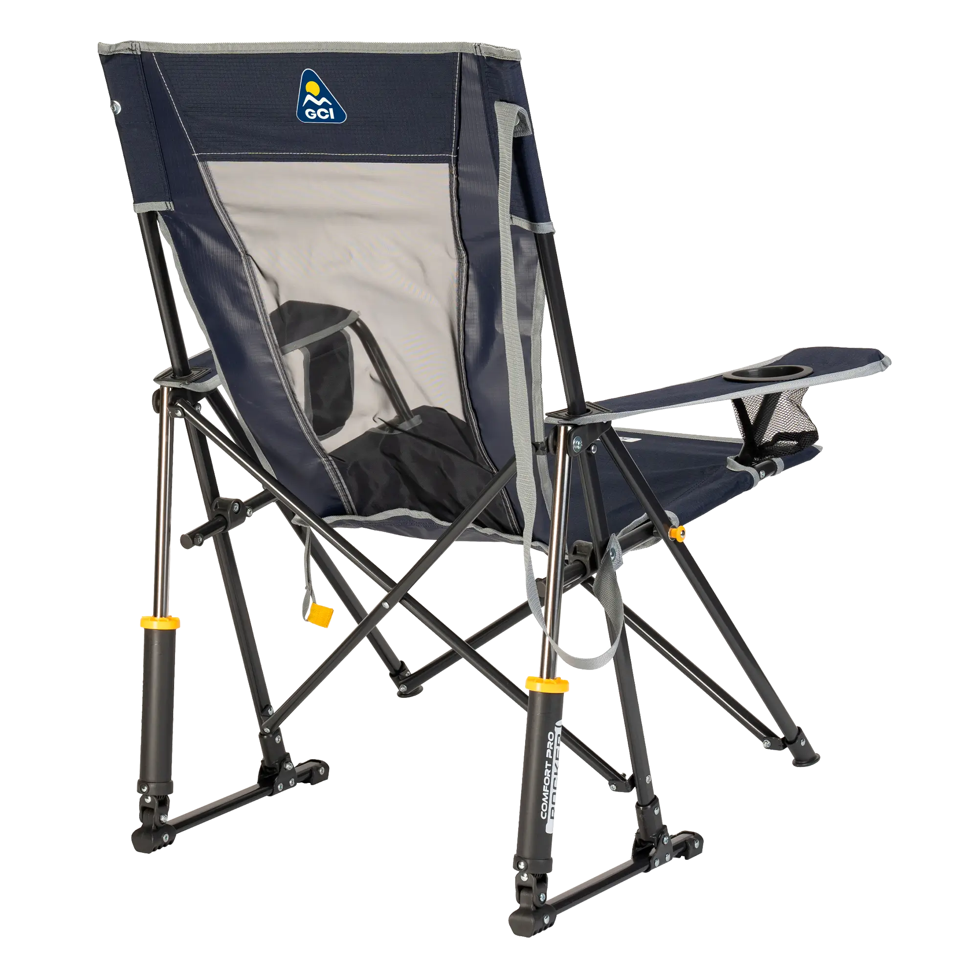 Premium All-Weather Comfort Pro Rocker - Choice 375 - Freestyle Rocker Portable Outdoor Folding Chair Detail