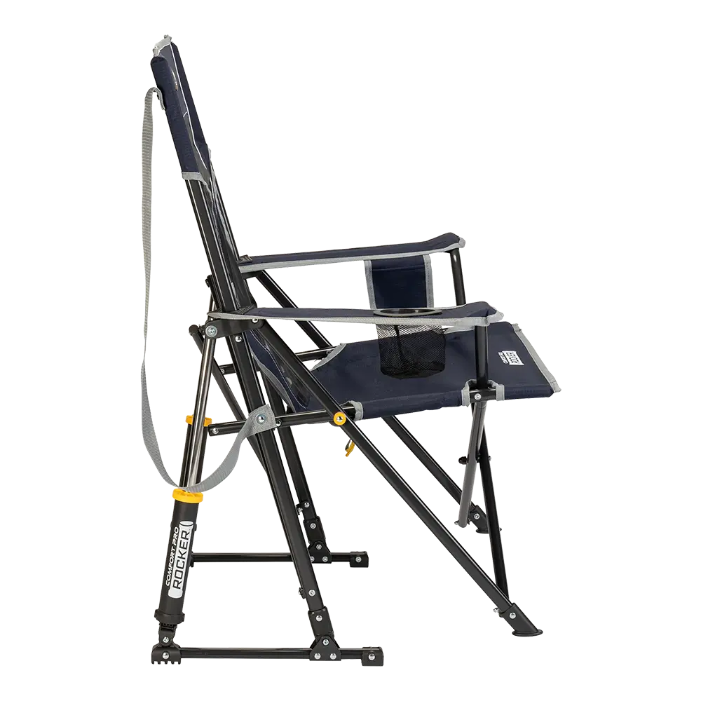 Premium All-Weather Comfort Pro Rocker - Choice 375 - Freestyle Rocker Portable Outdoor Folding Chair Detail