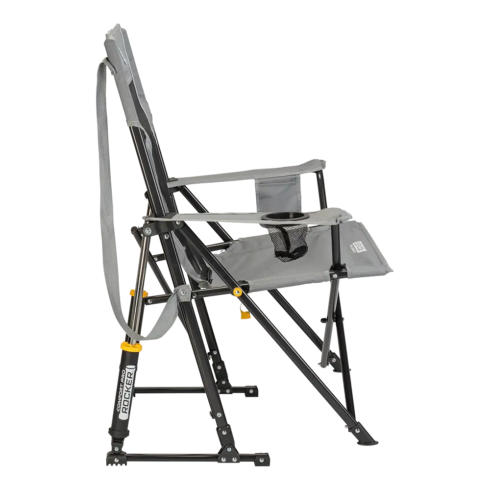 Premium All-Weather Comfort Pro Rocker - Choice 375 - Freestyle Rocker Portable Outdoor Folding Chair Detail