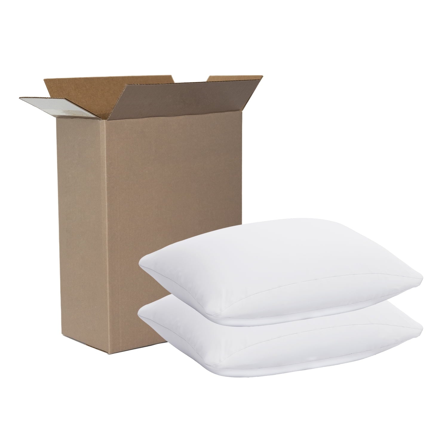 Hotel Collection Allergy Relief Bed Pillows, Standard/Queen - Firm Support, Back and Side Sleeper (2 Count) - Hotel Quality Plush Sleeping Pillows Detail