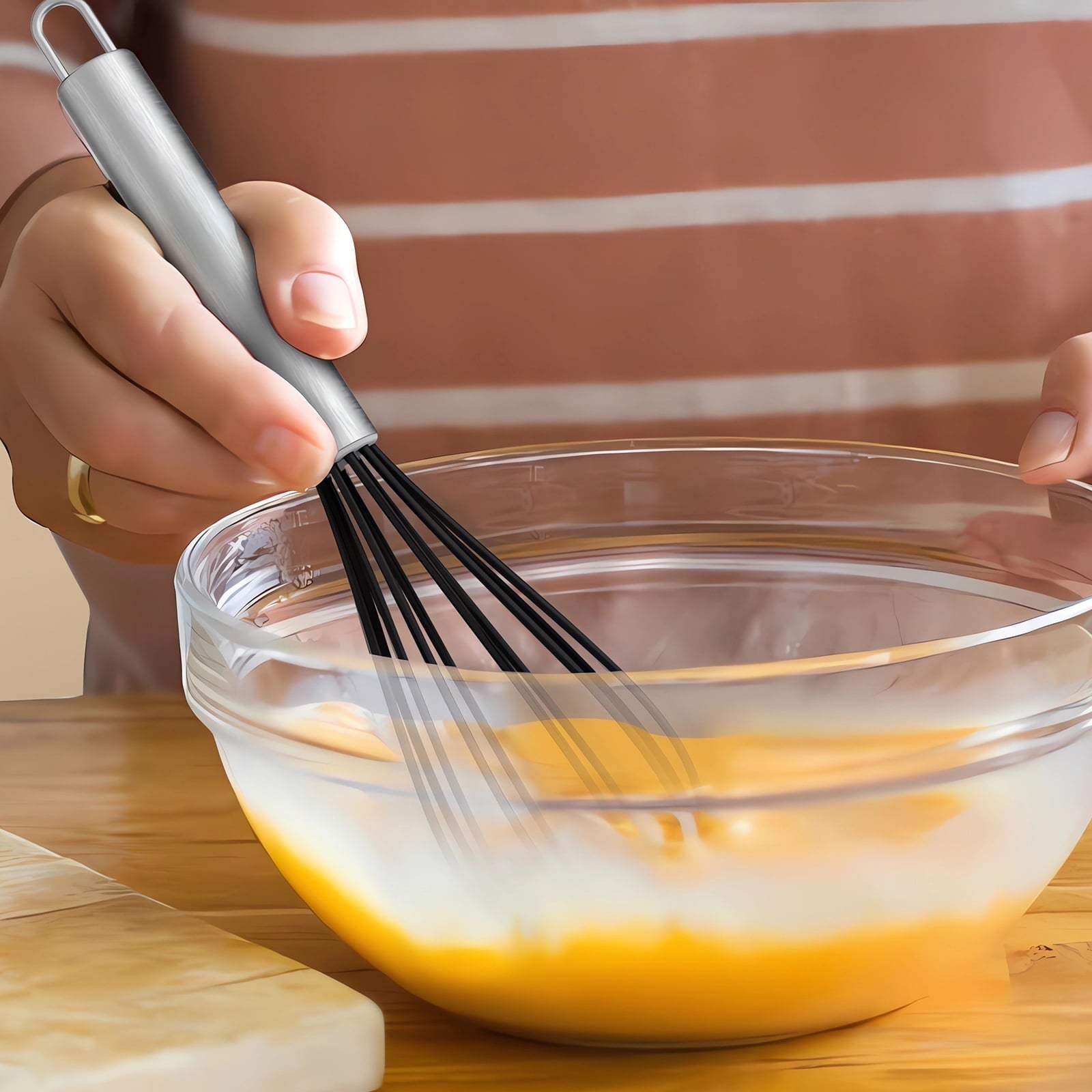 Durable Steel Silicone Cooking Utensils Set - 446°F Heat Resistant Kitchen Utensils,Turner Tongs,Spatula,Spoon,Brush,Whisk,Ki... - Professional Kitchen Tool for Culinary Enthusiasts Detail
