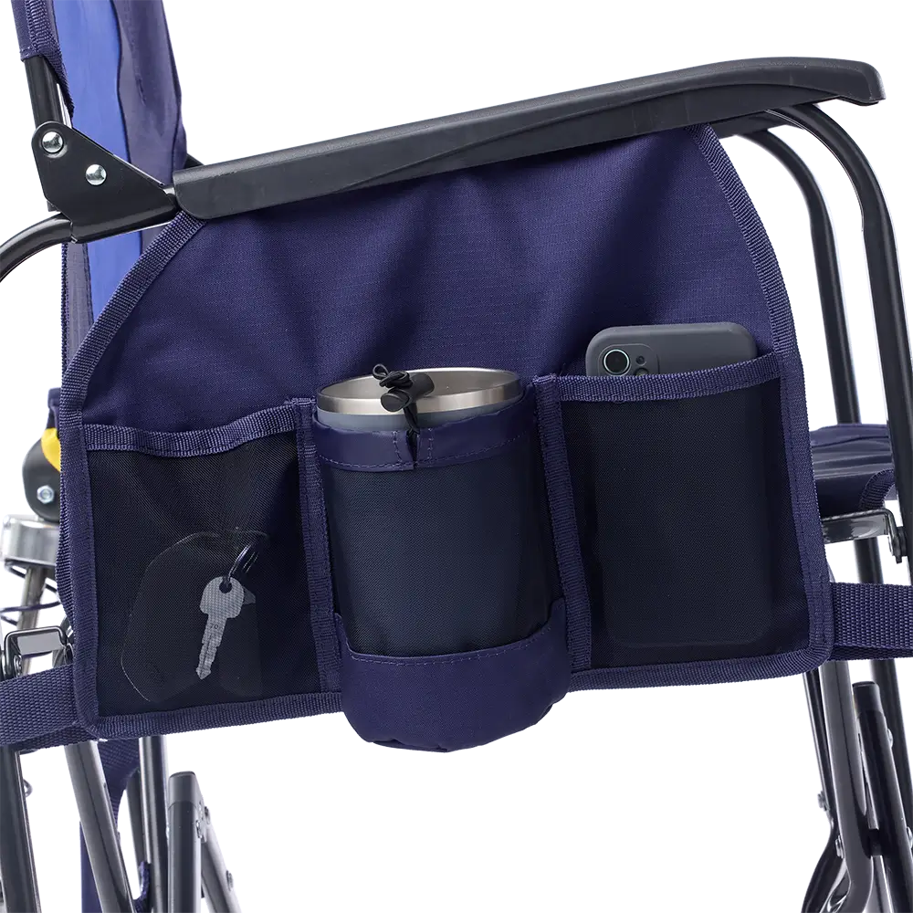 Luxury Camp Adjustable Rocker - Choice 573 - Patented Spring-Action Rocking Chair for Camping Detail